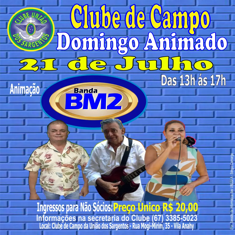 Domingo Animado no Clube de Campo 21/07/2024